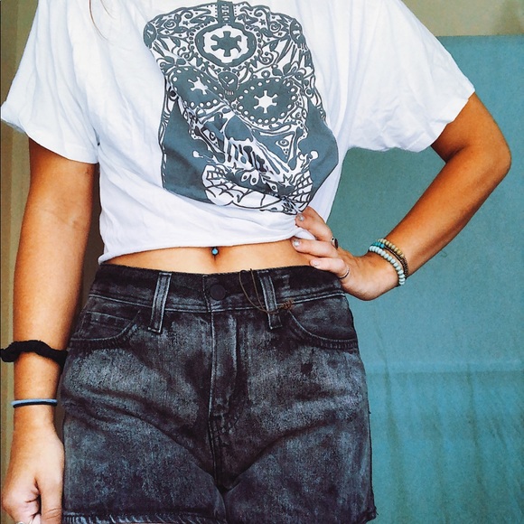 Levi's washed black denim shorts - Picture 2 of 8